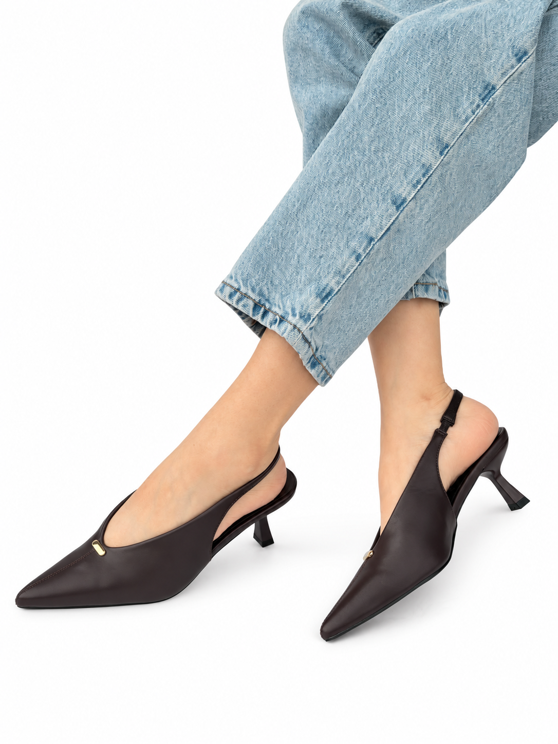 Stilettos marrón
