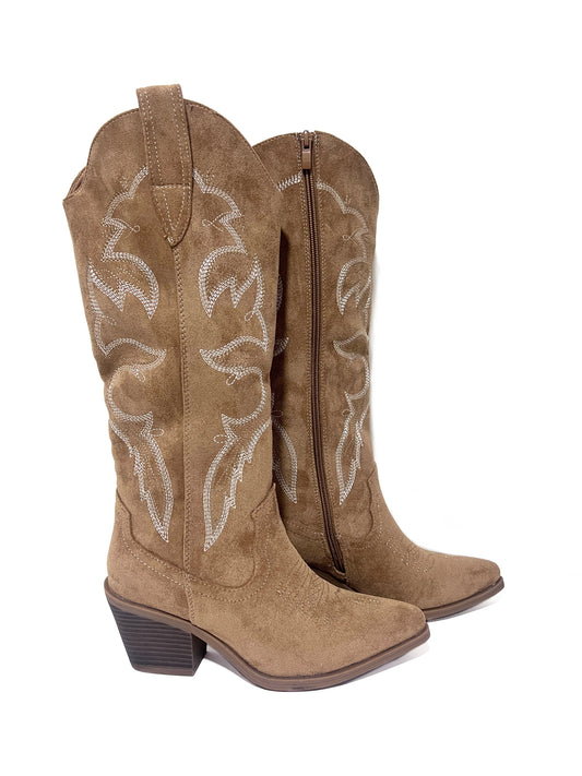 Texanas clásicas beige simil gamuza