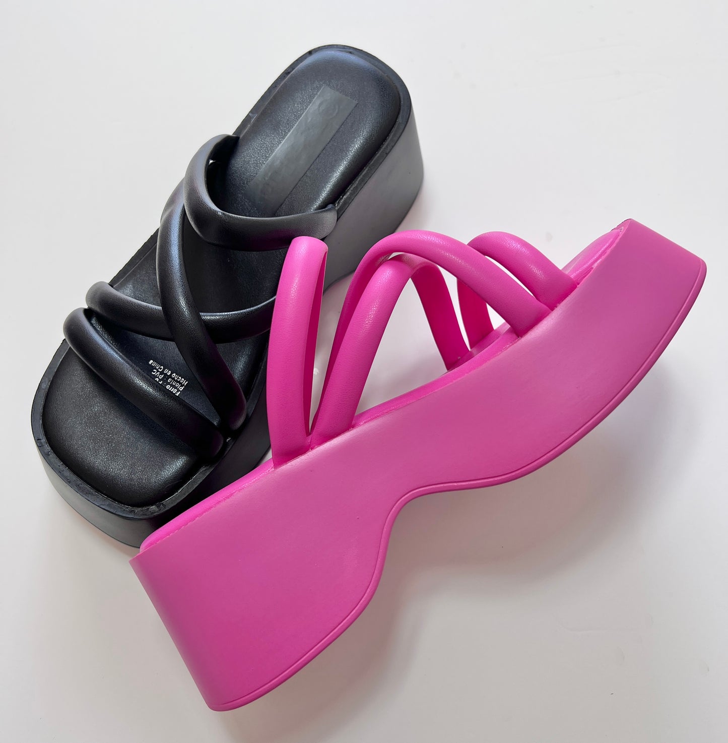 Sandalias Negra Correas - 0101