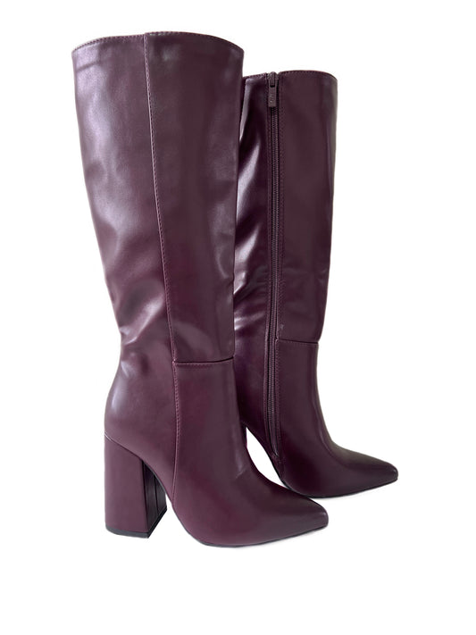 Botas burdeo