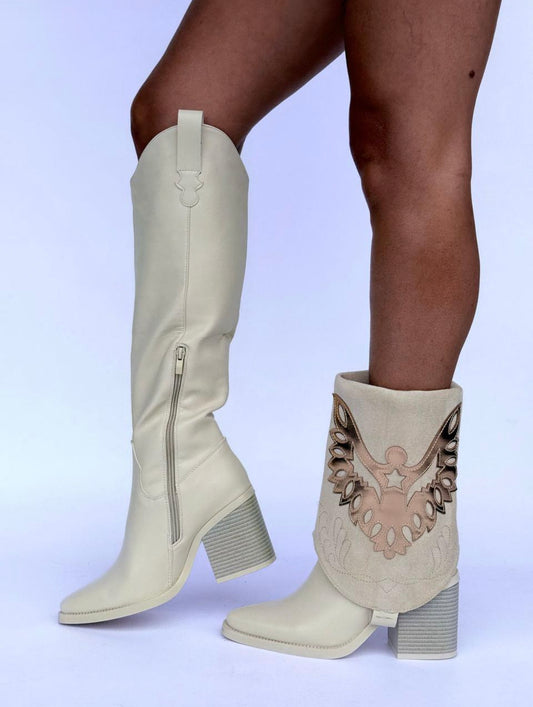 Texanas beige 2 en 1