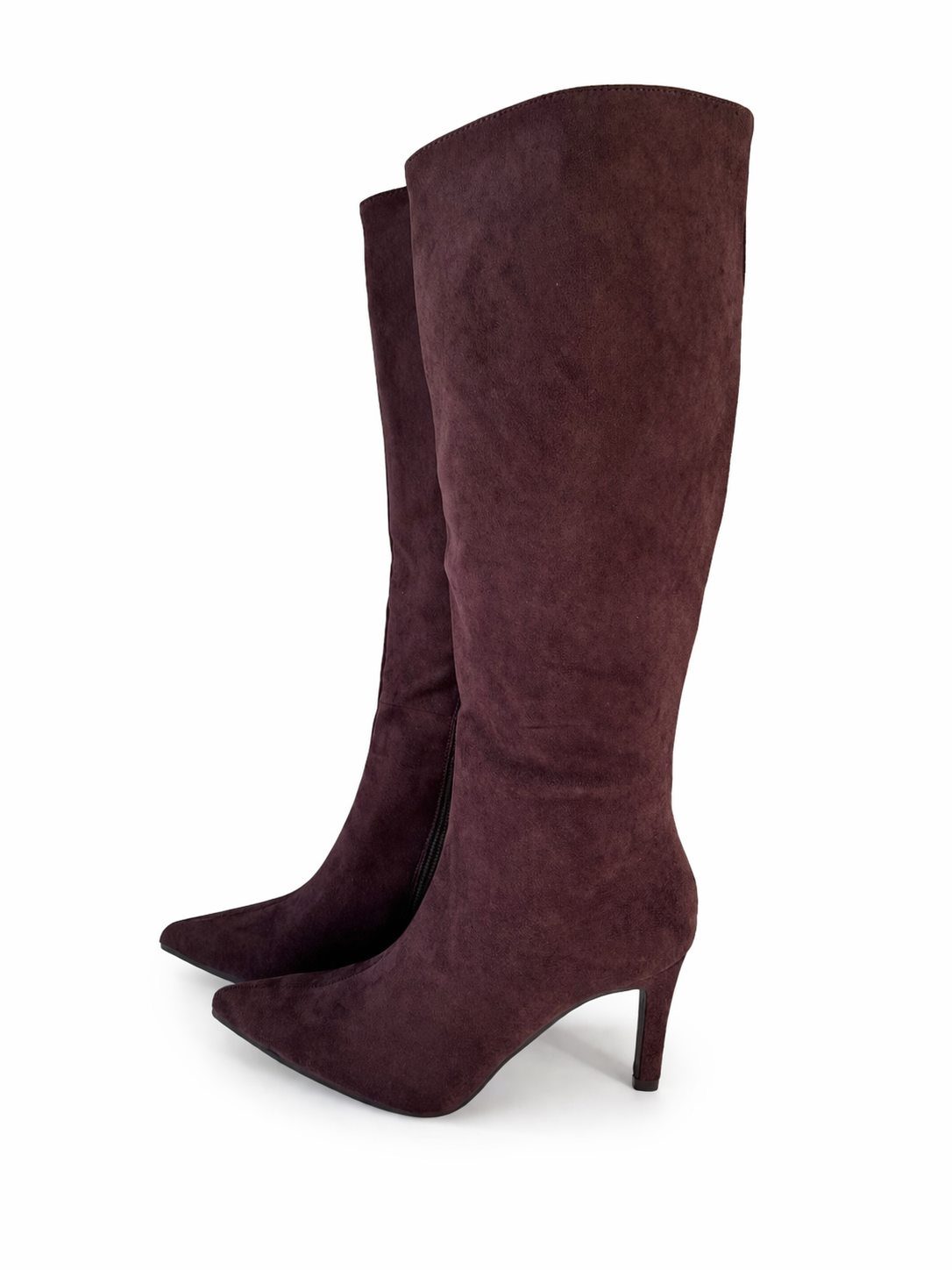 Botas marrón simil gamuza